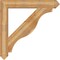 Ekena Millwork Funston Arts & Crafts Rough Sawn Bracket, Western Red Cedar, 6"W x 46"D x 46"H BKT06X46X46FST03RWR - alternate 4